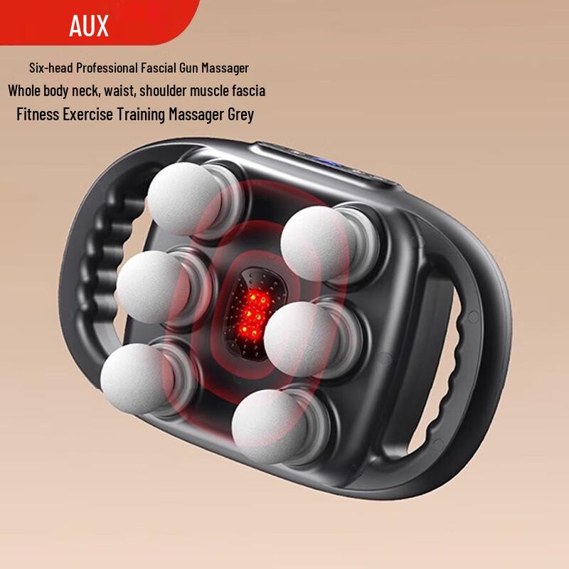 Aux Six-Head Professional Percussion Massager