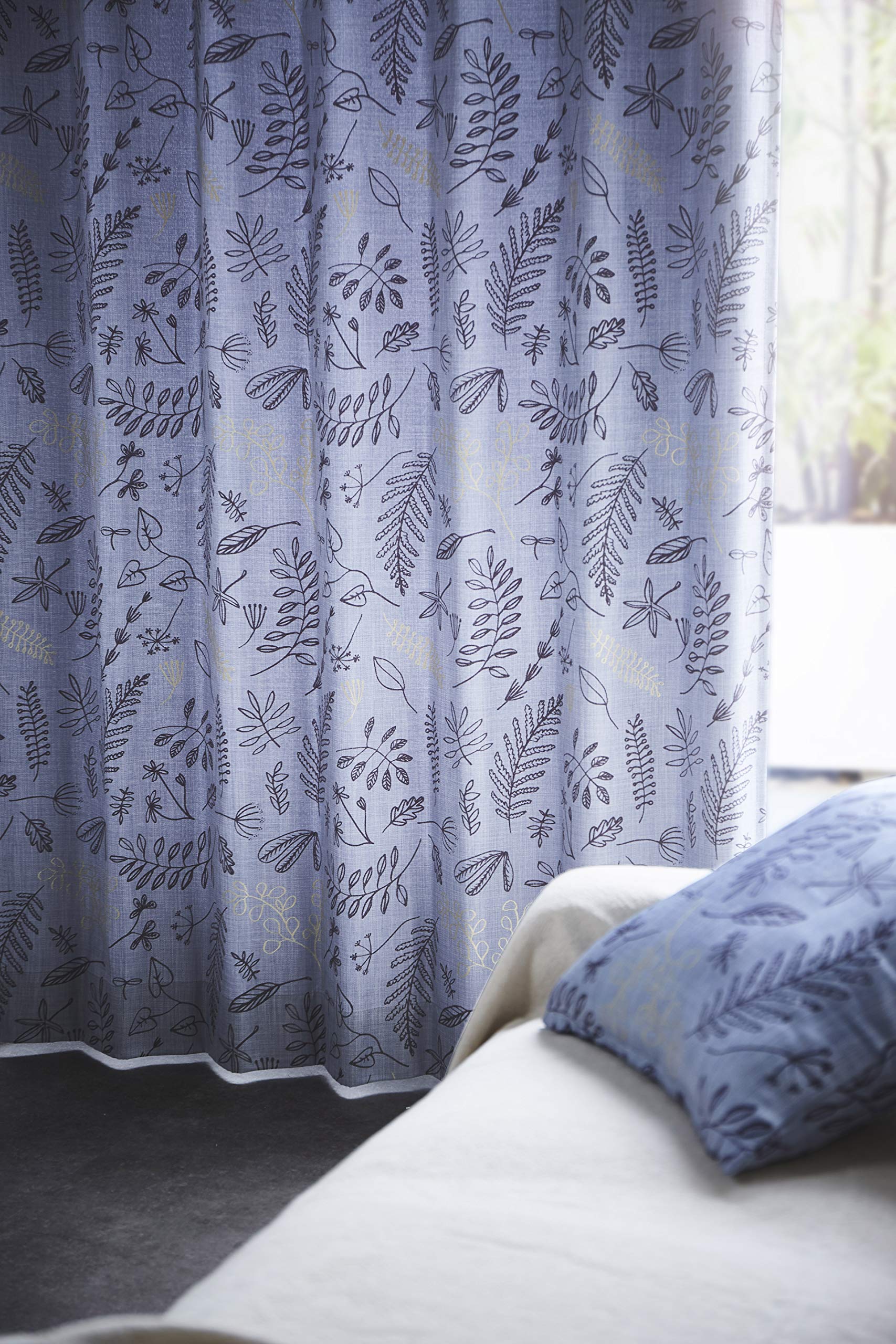 

Suminoe Sanayaoli Blue 100 x 135 1 J1019 Curtains, cm, Drape, Panel, синий