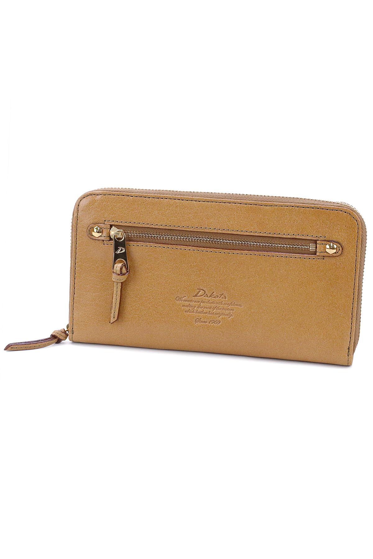 

Long Wallet Round Zipper Type Genuine Leather Moderno Oak [Dakota] Women s DA-35097-43
