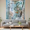 Sheet Music Art Tapestry Wall Hanging, Treble Clef Abstract Poster Art, Music Wall Decor for Bedroom Living Room Dorm