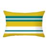 30*50 Geometric Nordic Colorful Stripe Pattern Printing Decorative Living Room Home Furnishing Polyester Rectangular Pillowcase