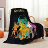Scoobydoo Gang Anime Printed Blanket Skinfriendly Soft Fleece Blanket For Outdoor Travel Lightweight Home Decor Holiday Gift