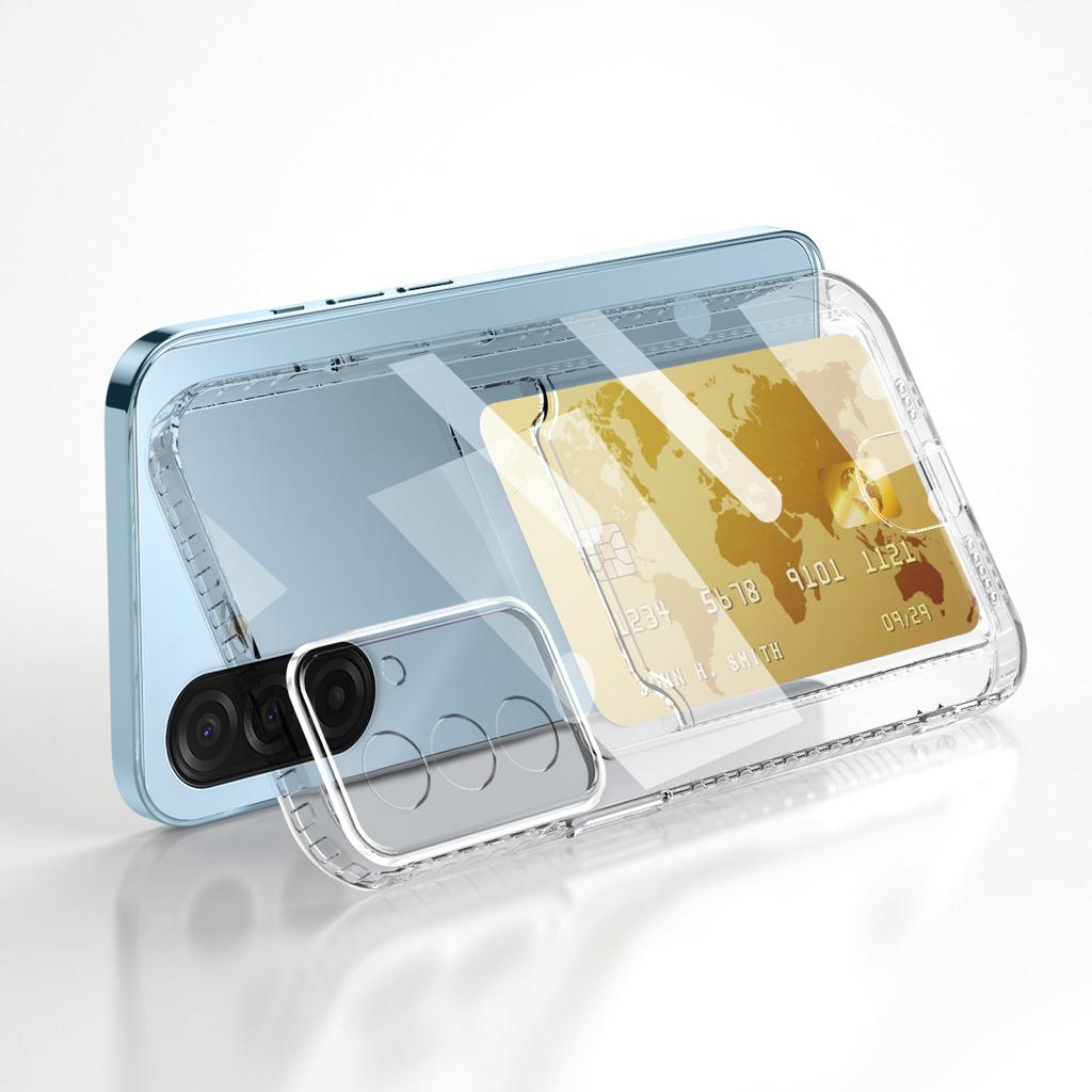 Klarer Kartenhalter Modisches Case für Samsung Galaxy A57 5G S26 Ultra A37 A16 A56 A36 A17 A55 A35 A15 S25 Plus S23 S24 FE