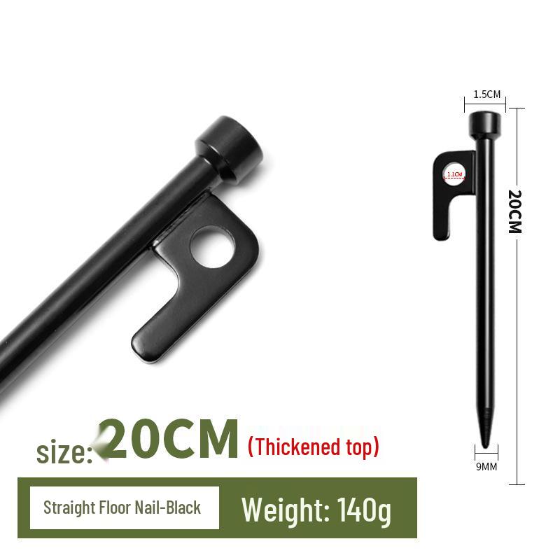 Reinforced Windproof Outdoor Tent Stakes for Camping & Beach Canopies