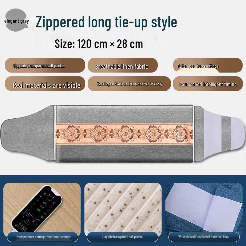 

JINGRX Electric Heated Salt Bag Waist Belt