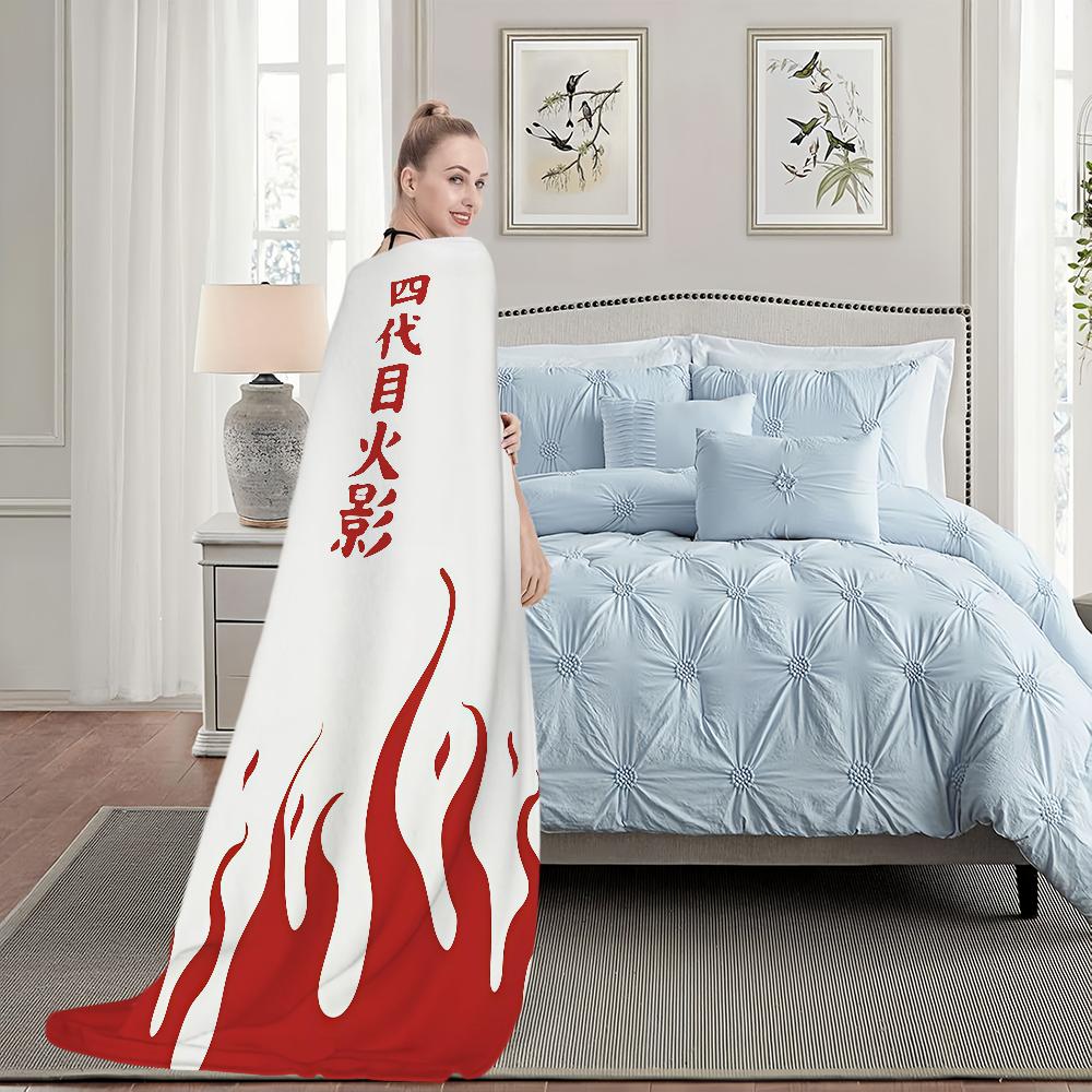 Funny Anime N-Naruto Blanket For Soft Throw Blanket for Picnic Bed Sofa Home Bedroom Cozy Warm Comfortable
