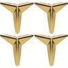 4pcs Furniture Legs,durable Heavy Duty Cabinet Legs Metal Triangle Furniture Feet,for Table Cabinet Couch Bookcase Chair DIY Replacement Parts