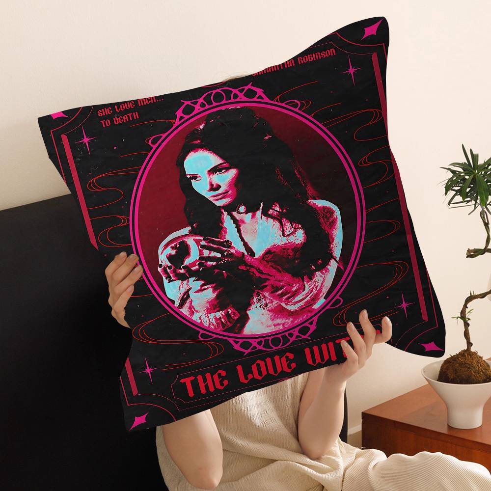 The Love Witch Movie Sticky Cushion Cover Pillowcase Upholstery Sofa Throw Pillow Home Decor Pillowcas