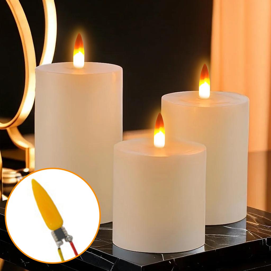 3/5/10PCS Flame Light Bulbs 2200K Diode Flame LED Filament 3V LED Flame Effect Light Bulb for Halloween Christmas Decor