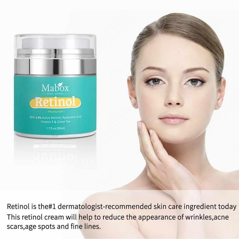 Retinol Hyaluronic Acid Moisturizing Cream Shrinking Pore Moisturizing Whitening Anti Wrinkle Cream