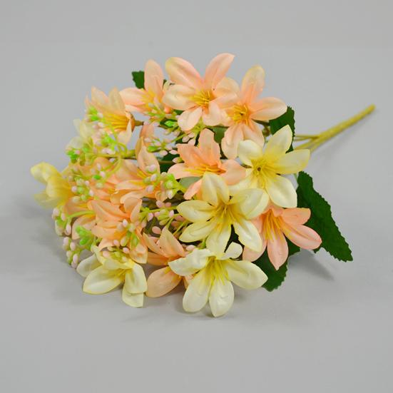 Künstliche Blume 18 Gabeln Realistische Lebendige Blumengesteck Tischszene Künstlicher Blumenzweig Heimdeko