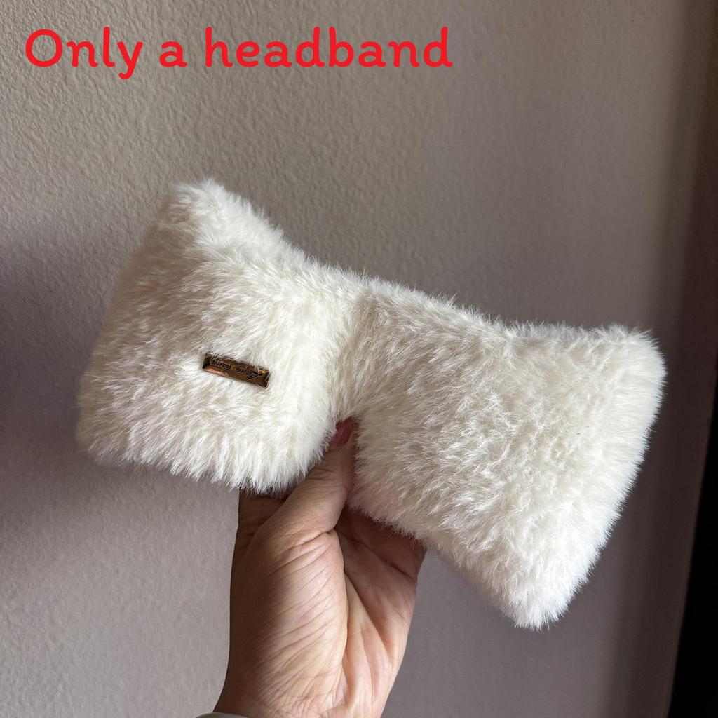 

Winter 2025 Knit Ear Protector Headband With Alphabet Pattern For Warmth And Style білий