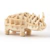 DIY 3D Wooden Puzzle Model Animal Montessori Toys for Children Crafts Dachshund Skeleton Assembly Gift Set for Kids Adults Teens