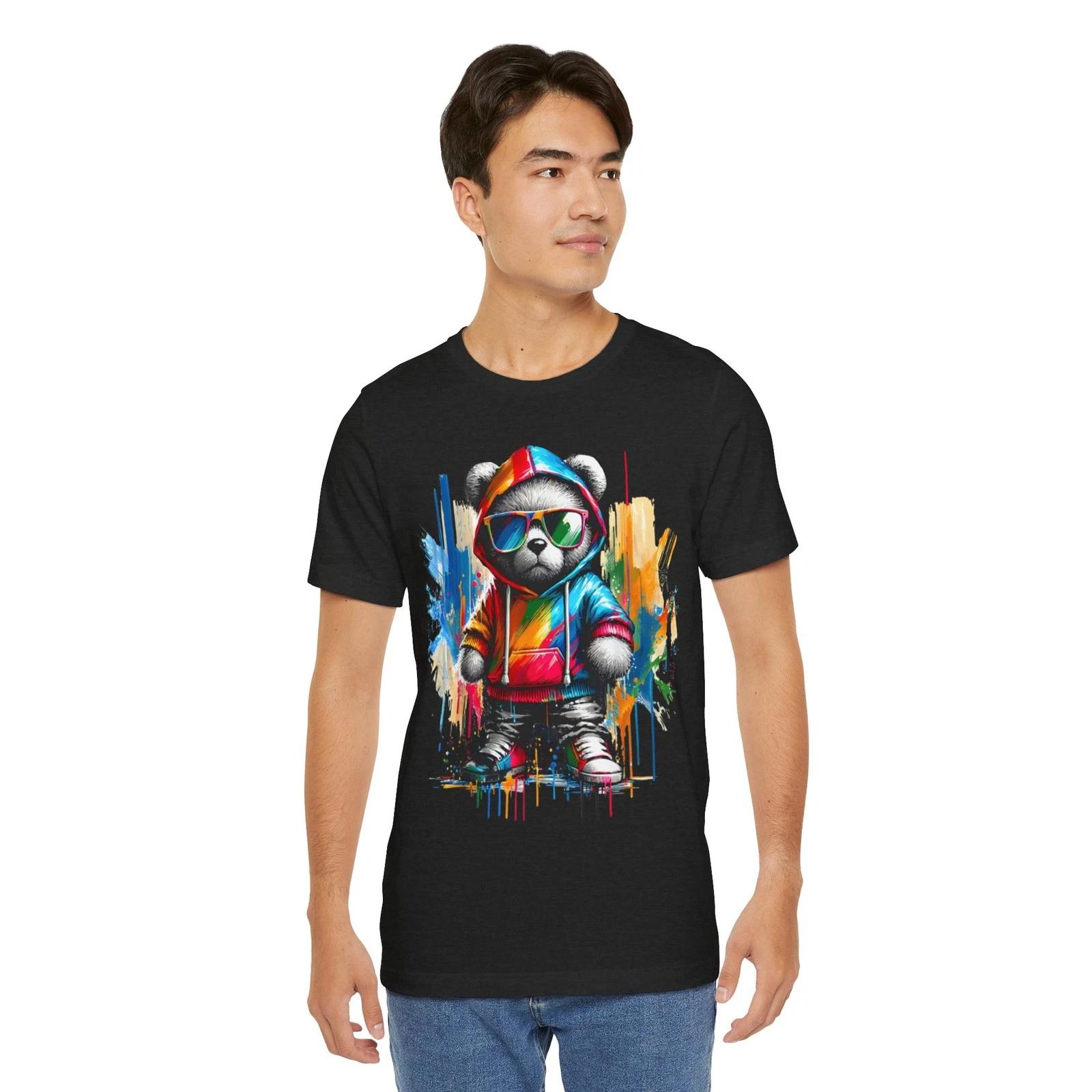 Cool Bear Graphic Tee - Casual Everyday Style, Gift For Animal Lovers, Fun [...] L