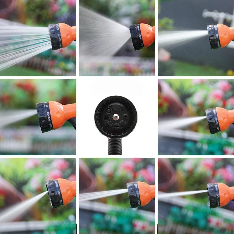 7Mode High Pressure Garden Water  Hose Nozzle Car Washing Yard Water Sprayer Irrigation Pipe Tube Nozzle Sprinkle Tools