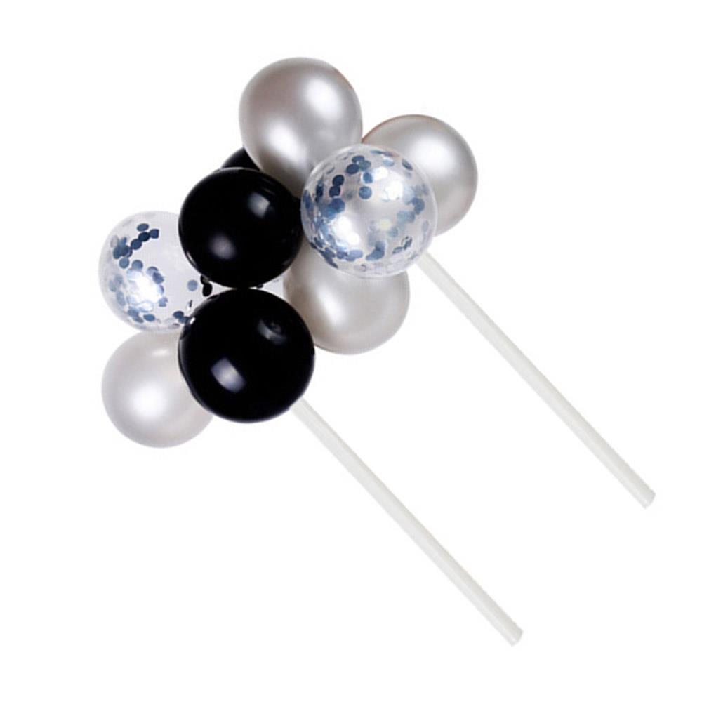 15pcs/Set Balloon Cake Topper Wedding Birthday Baby Shower Party Decor