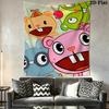 Happy Tree Friends Pattern Home Decor Tapestry, Wall Hanging, Decorative RV Wall Cloth.NGT0928431