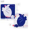 Kusunokibashi Monori Hand Guest Jacquard 34 X 35cm Towel, Towel, Towel, Doraemon, Navy, Approx.