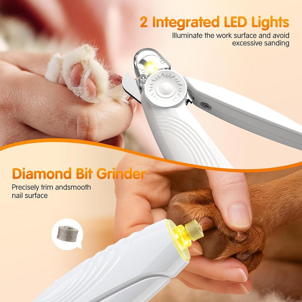 Global Platform Quota Limited Available Factory New Pet Product 2-in-1Pet Nail Clipper Trimmer Dog Small Medium Large