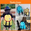 Color Solid Childrens Backpack Canvas Large Capacity Curved Shoulder Straps