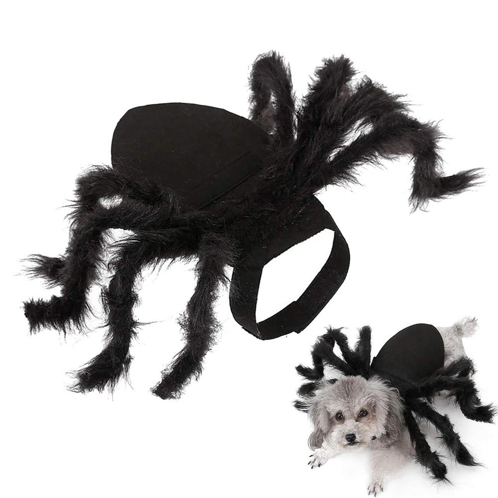 Spider Costume For Dogs Cosplay Outfit Props Halloween Dress Up Clothes Halloween Party Costume Dress Up Props For Cats Puppies