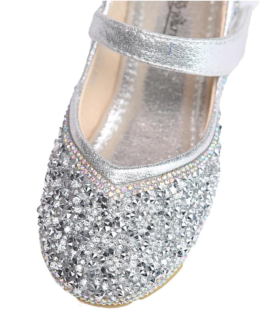 Scarpe Formali per Abito Presenza Nastro Scintillante Compleanno 19cm [WUIWUIYU] Bambini, Ragazze, Scarpe, Bambini, Scarpe, Decorazione, Leggere, Traspiranti,