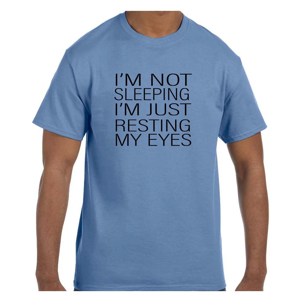 Funny Humor T shirt I m not sleeping Just Resting My Eyes 2XL