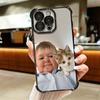 Funny Babaite Hasbulla Plating Phone Case For Iphone 16 17 Pro Max Air 16E 14 15 Plus 12 13 Mini Anti-Fall Airabag Cover