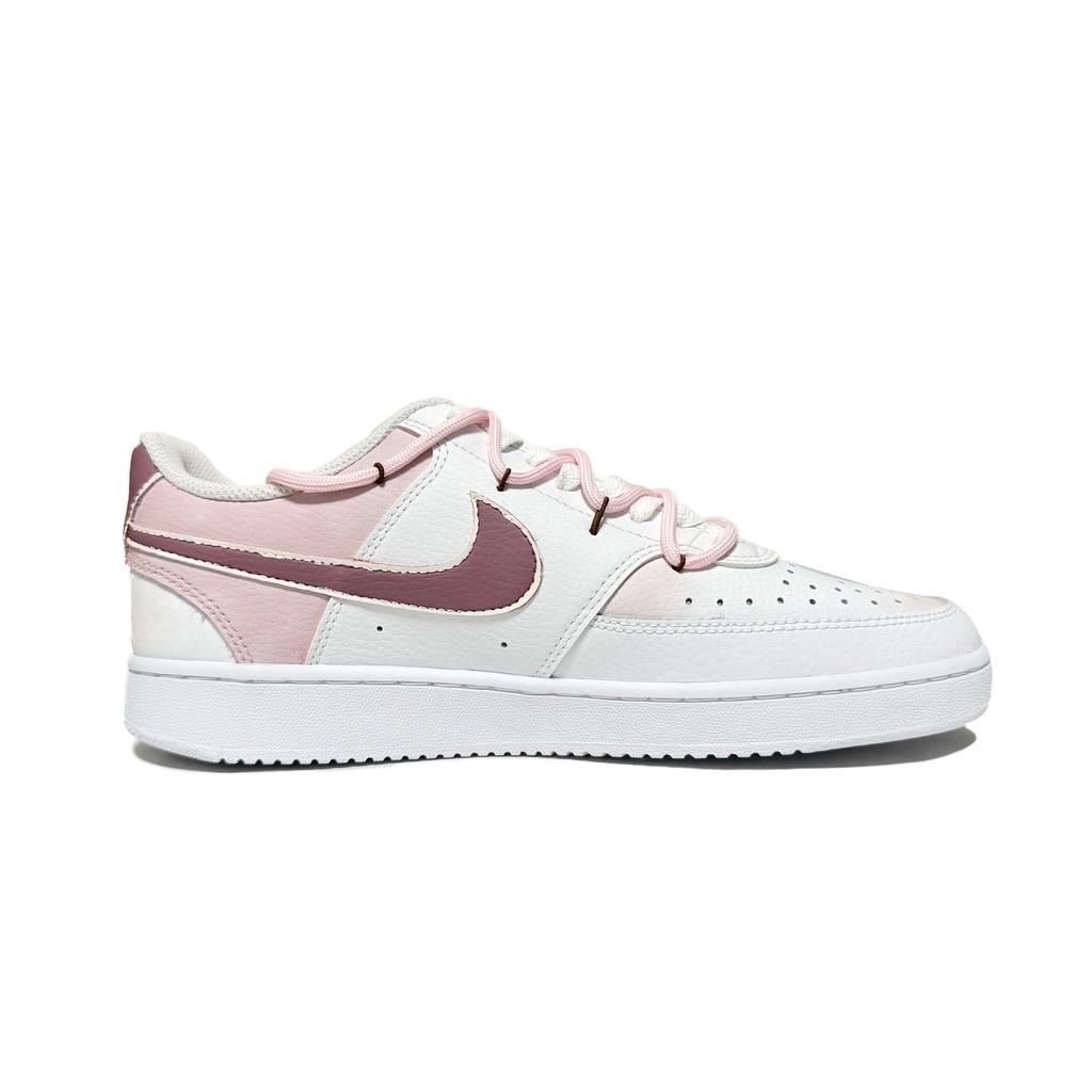 Nike Court Vision 1 Bear Gummies Slip Resistant Abrasion Resistant Low top Skateboard Shoes Unisex Pink CD5463-101(Team61-)