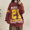 2024 Retro American College Style Women's Sports Sweater Jacket