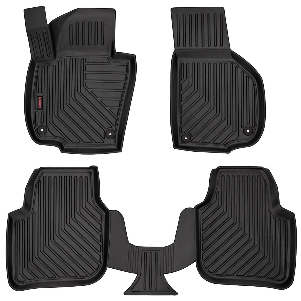 8020034 - 3D Rubber Floor Mats, High Edge, Fits: Skoda Superb II (3T) (2008-2015)