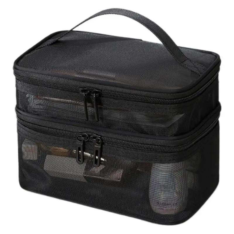 

Multi-functional Minimalist Toiletry Bag Portable Large Capacity Makeup Bag Palace Style Cosmetics Storage Bag