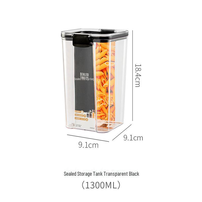 Kitchen Food-Grade Transparent Plastic Sealed Pickle and Grain Storage Jar