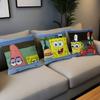 Cartoon S-Sponge-B-Bob Pillow Cushion Cover Pillowcase Living Room Sofa Home Decor