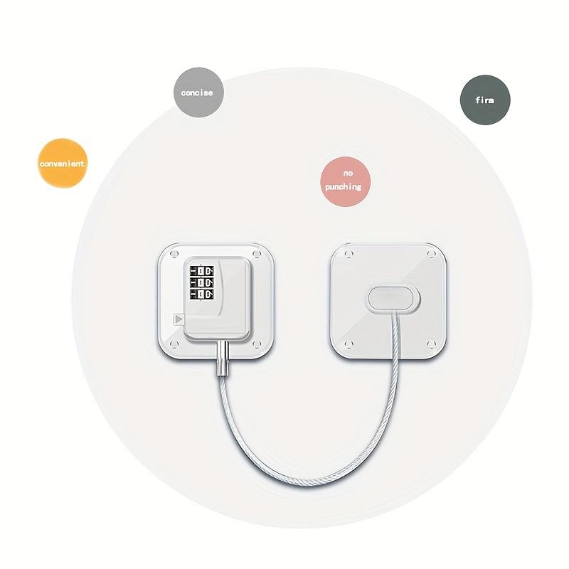 1/2 Stück Baby-Sicherheitskühlschrankverschluss mit Schlüsseln oder Zahlenschloss Kleinkind-Sicherheitsschränke Schiebetürschlösser für Schränke