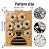 Perlenmalerei Kunst Handgefertigte Blumenvase DIY Perlendekoration Malerei