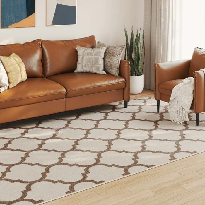 VidaXL Tapis Intérieur Extérieur à Poils Courts Antidérapant, Moquette de Sol, Carpette de Chambre à Coucher Salon Terrasse 4007229