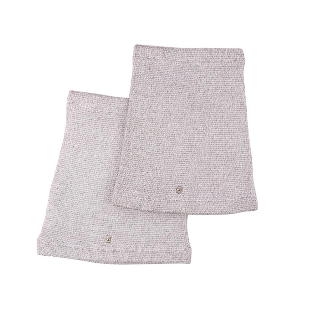 Conductive Silver Fiber TENS / EMS Electrode Treatment Gloves + Socks + Knee Pads + Bracers Acupressure Device Accessories 2.5MM