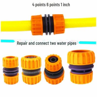 1 To 6-Inch Garden Hose Repair Adapter, 4 To 6-Inch Extension Joint for Water Pipe