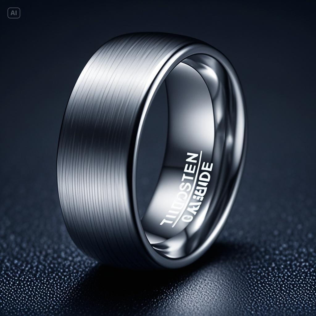 Women's 6mm Plain Titanium Steel Ring - Non-fading Ins Style Index Finger Band