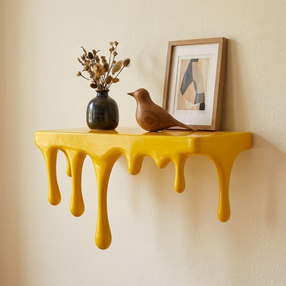 Stable Drip Floating Shelf 3D Printed Wall-Mounted Display Stand Collectibles Display