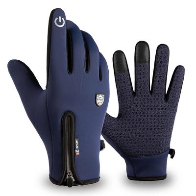 Guanti Caldi in Pile Touchscreen Ciclismo Esterno Guida Impermeabili Guanti Freddi Antivento Antiscivolo Donna Uomo Guanto da Sci Invernale