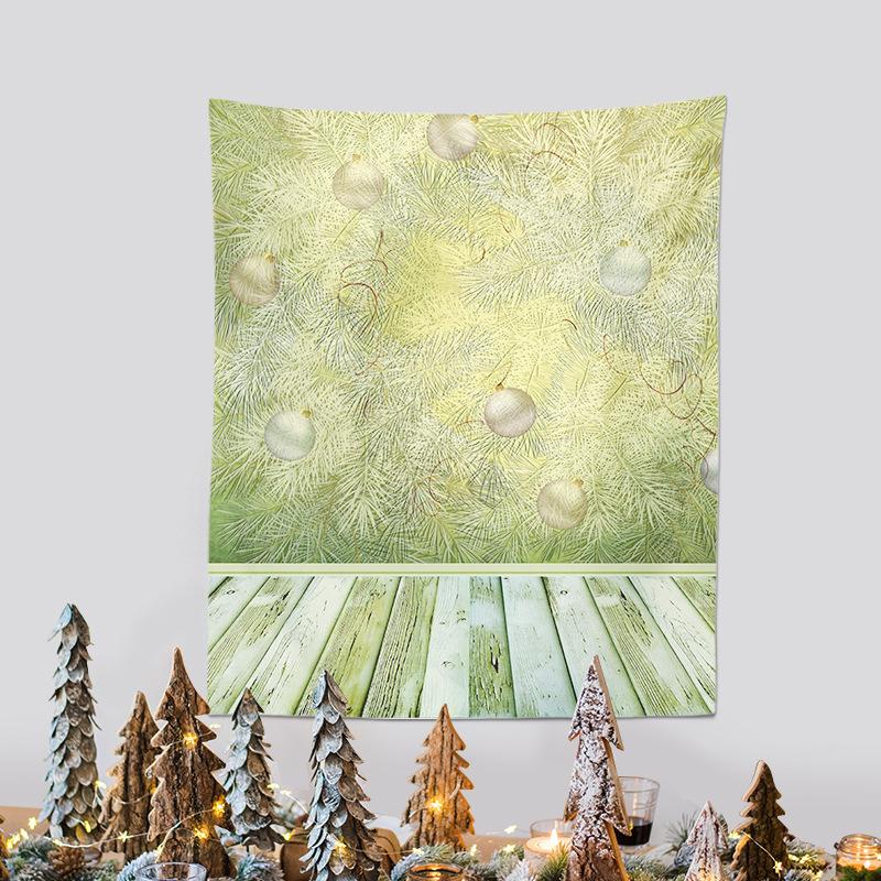 Christmas Tapestry Cross-border New Christmas Party Hanging Cloth Santa Claus Background Fabric