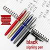 Black Metal Signature Gel Pen with Custom Logo Engraving