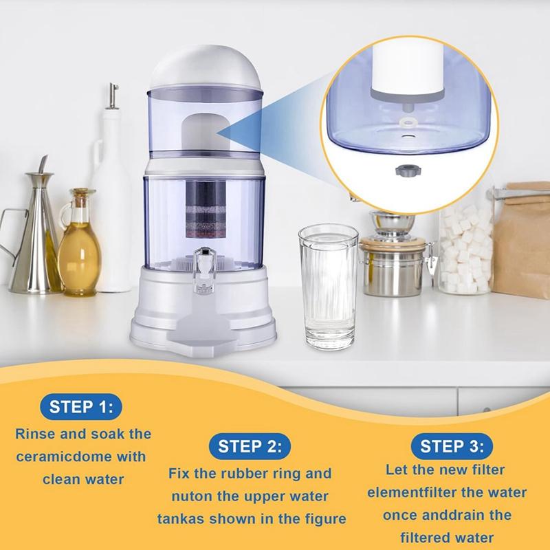 AD24-2Pc Replacement  Filter Magnetized Mineral Water Purifier Water Filter  Hemisphere Water Filters