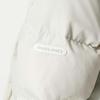 Mizuno Hybrid Down and 32MEB852 Women's Coat, Water-Repellent Padded, Off-White,