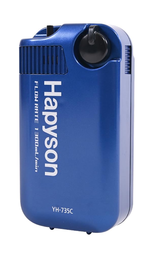 

Hapyson Air Metallic 80 x 40 x 150 мм YH-735C-B Насос на батарейках, Синий, Прибл.