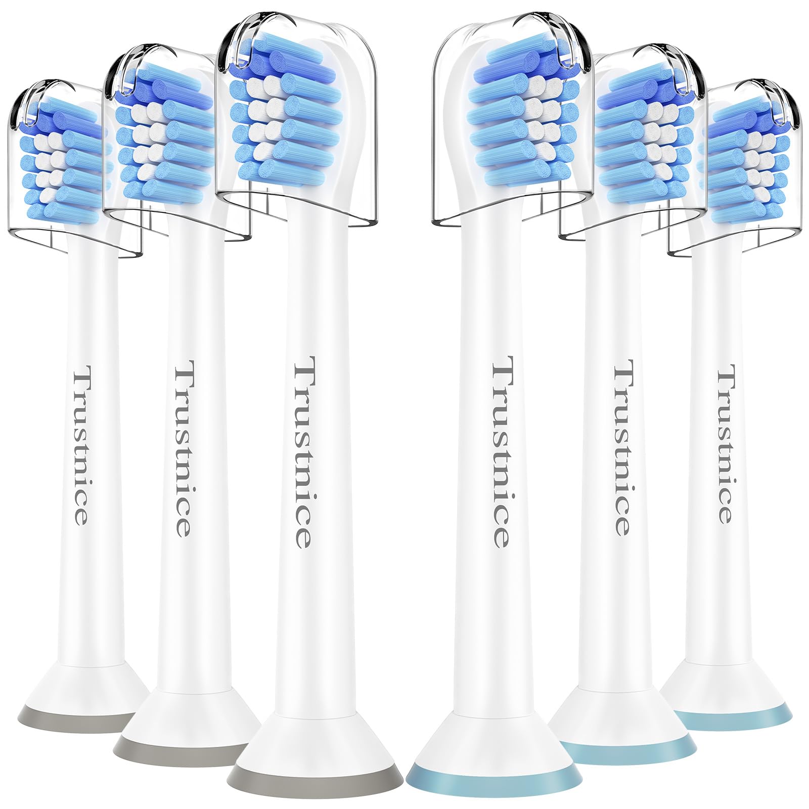 

Trustnice Mini Replacement Brush Set for Philips Sonicare Electric Japanese 6 Brushes Toothbrushes, Compact, Size,