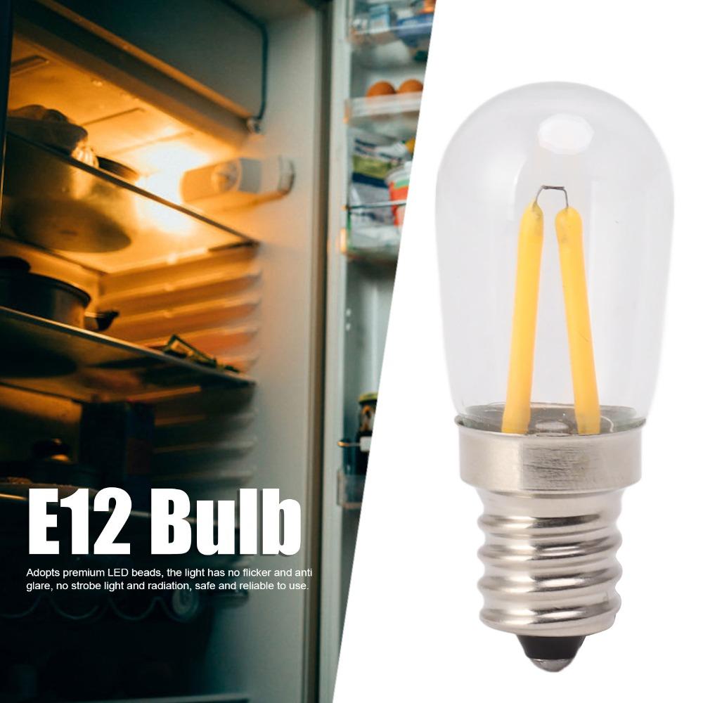 5 Pack E12 LED Fridge Light Bulbs 110V Fridge Light Bulbs Refrigerator Lamp Bulbs Indoor