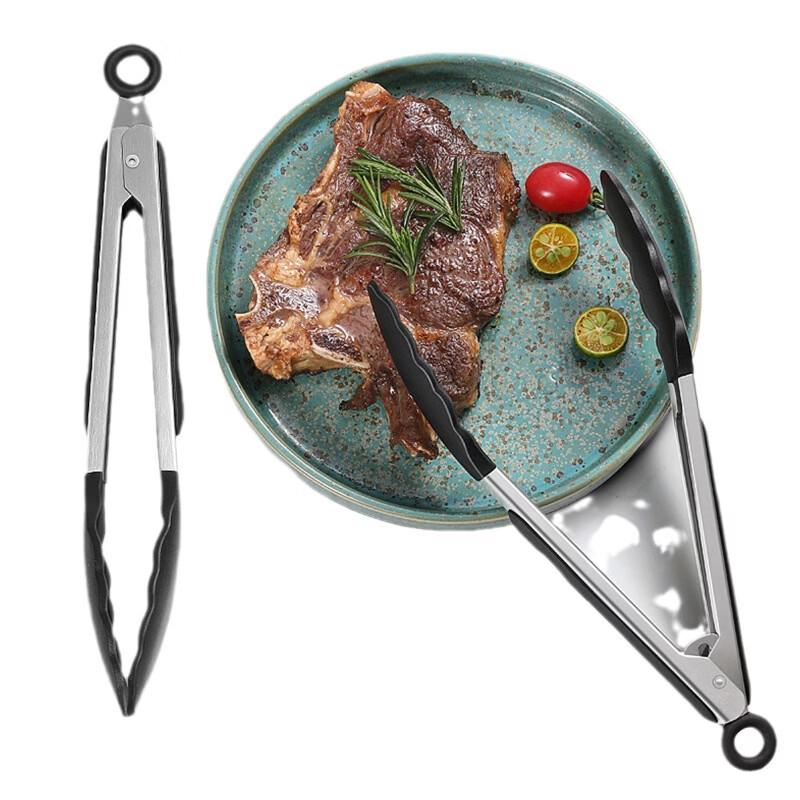 Silicone Head Food Tongs for Cooking